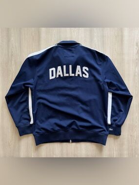 Mitchell & Ness Throwbacks Dallas Cowboys Full Zip Track Jacket Sz L